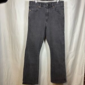 Signature By Levi Strauss Heritage High Rise Kick Boot Jeans Womens 10 W30 Black